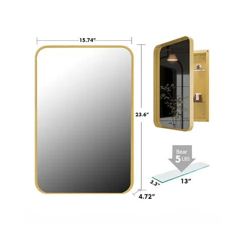 16 x 24-inch Recessed Medicine Cabinet - image 8