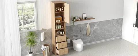 67.7-inch Freestanding Storage Cabinet - image 25