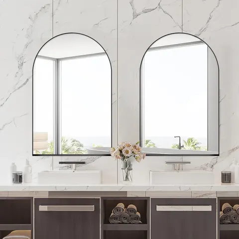 Arched Mirror Medicine Cabinet - image 4