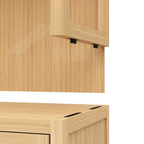 Bamboo Freestanding Storage Cabinet - image 6